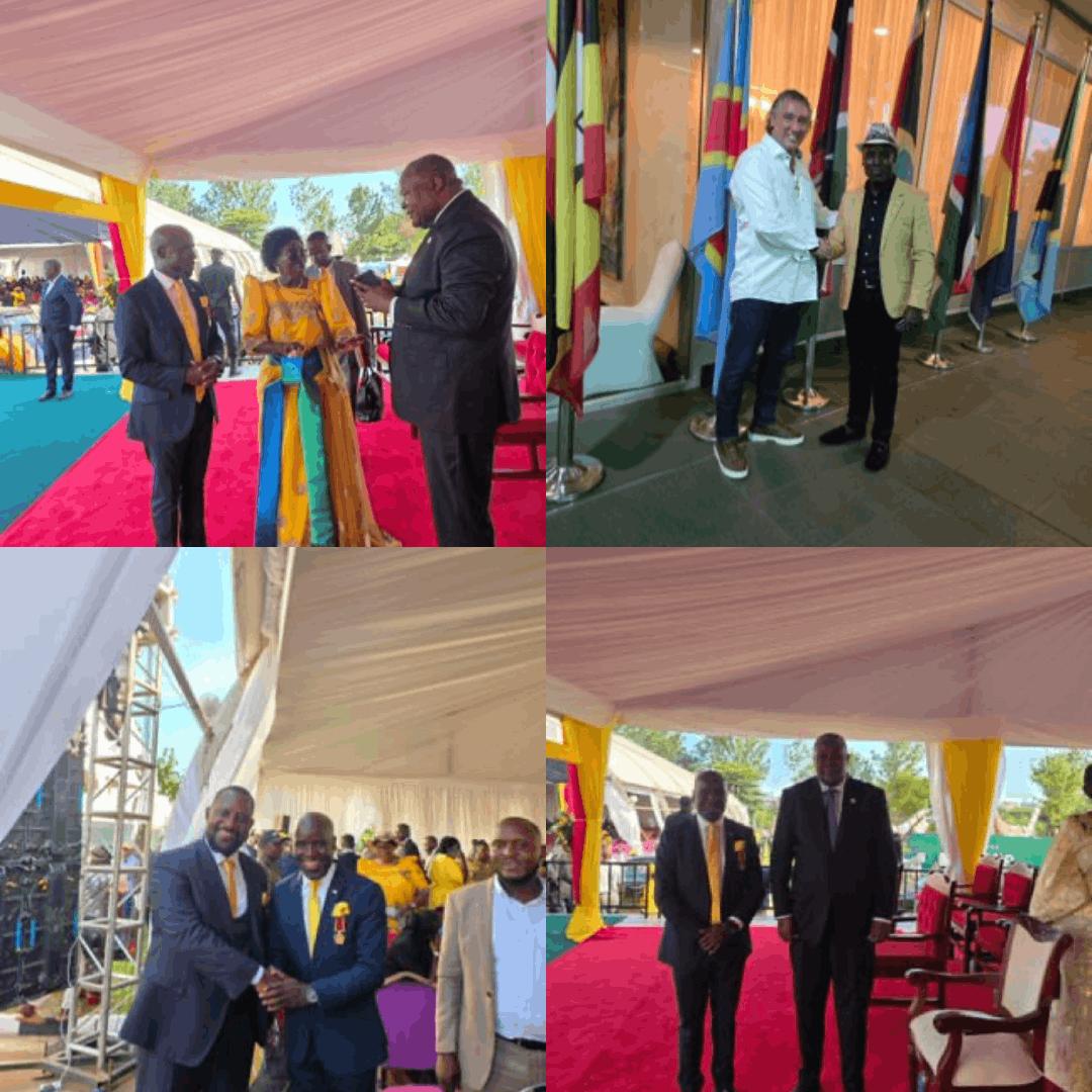 Dr. Tendo Ronex Kisembo Holds High-Level Talks with Jumuiya SG Mbundi, DPM Kadaga After Museveni’s Colorful Inauguration at Kololo