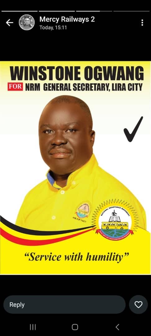 Ogwang Winstone Petitions NRM to Nullify Morris Chris Ongom’s Election Over Membership Irregularities