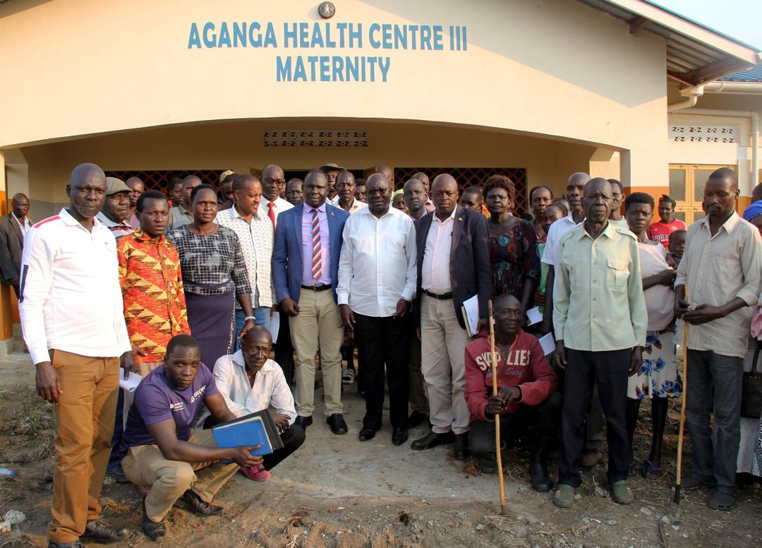APAC DISTRICT LEADERSHIP COMMISSIONS UGX 883 MILLION NEWLY UPGRADED AGANGA HEALTH CENTRE III