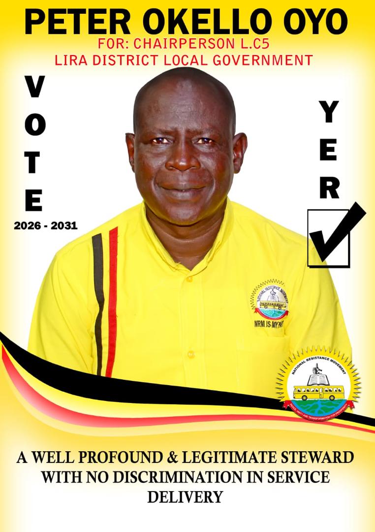 Peter Okello Oyo Joins Lira District Chairperson Race, Vows Unity & Development Under NRM Flag
