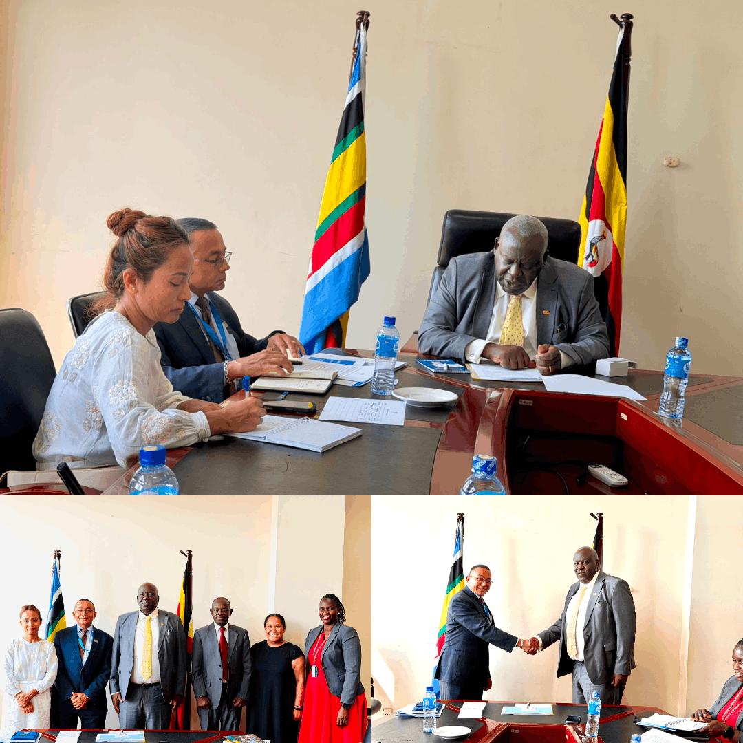 Minister Engola, UNICEF Review $150M Partnership as Ebola, Moroto Hunger Crisis Top Agenda