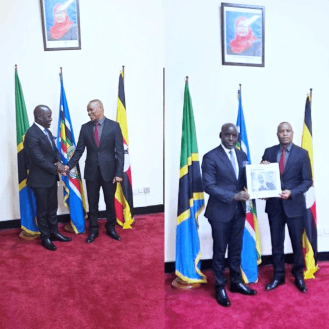 Dr. Ronex Tendo Kisembo Pays Courtesy Call on New Tanzanian High Commissioner to Uganda