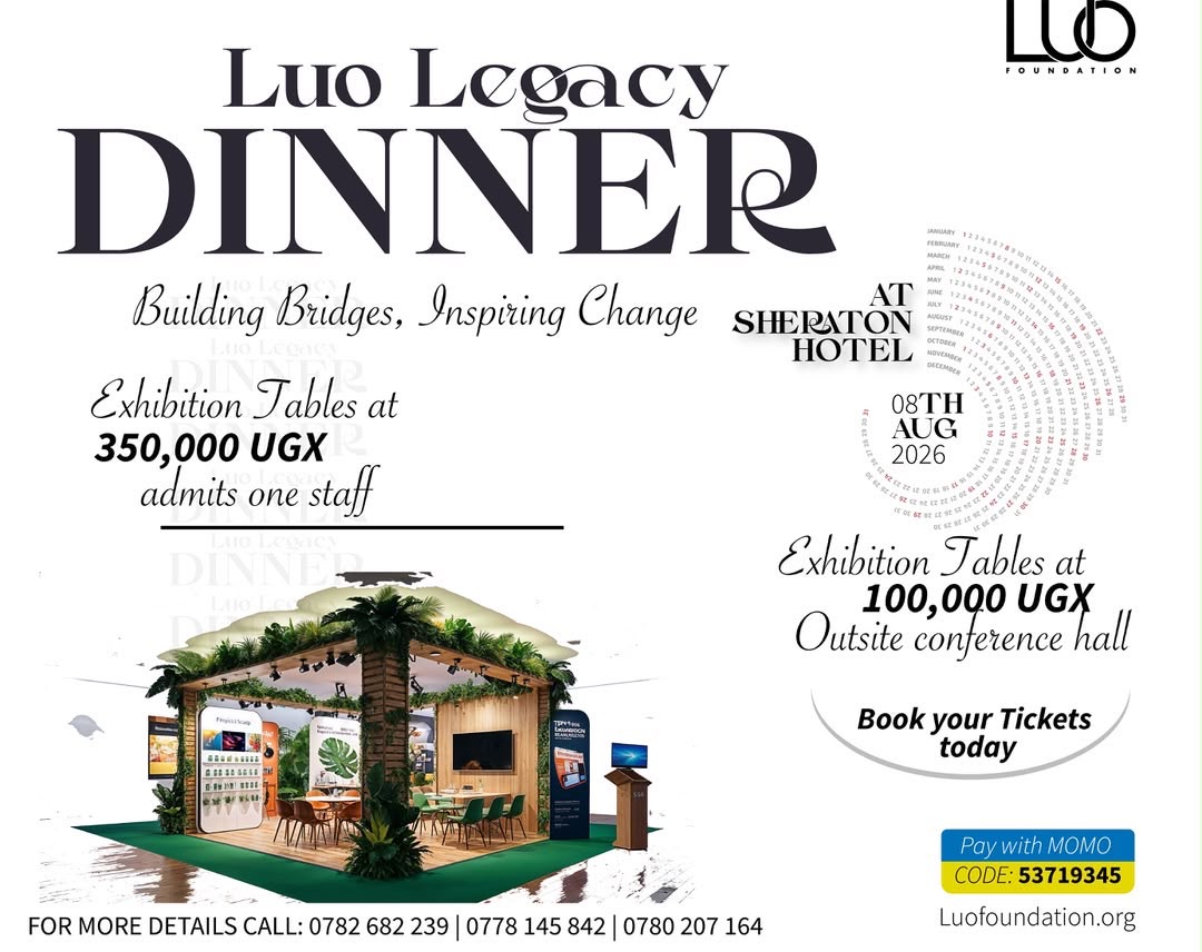 Preserving Our Heritage, Building Our Future: Luo Legacy Dinner Set for August 8 at Sheraton Kampala — Robert Okodia Calls for Unity and Celebration